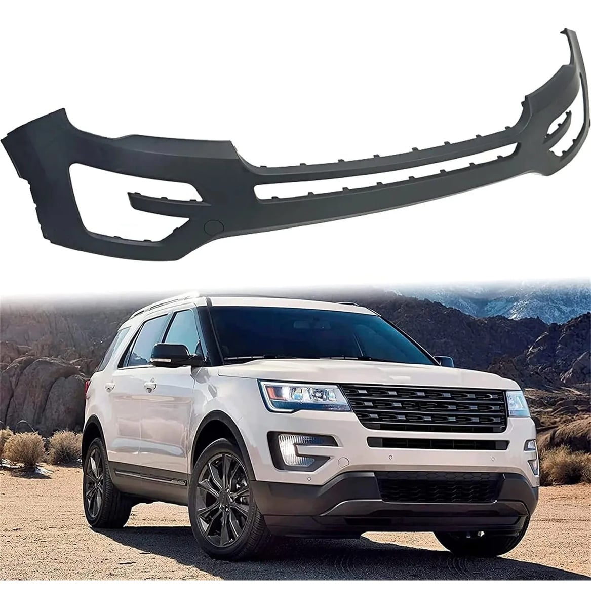Bumper Frontal Sin Hoyo Sensor Negro