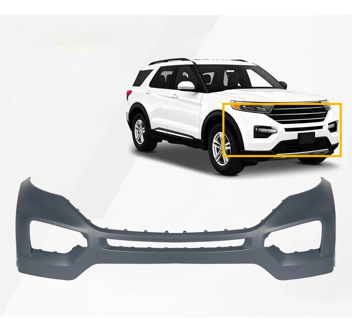 Bumper Fascia Frontal Defensa Negro